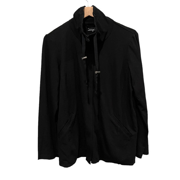 Eileen Fisher High Collar Organic Cotton Jacket (S) - Picture 2 of 8